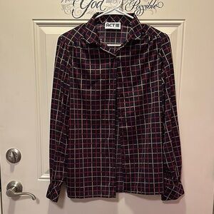 ACT Ill Long Sleeve Women Vintage Shirt Multicolor / Size S / Box‎ 32-32